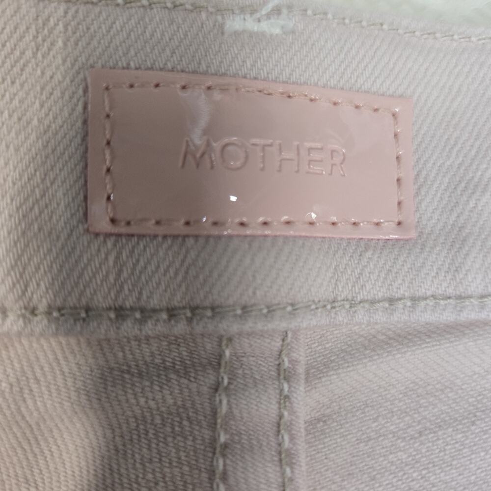 Mother jeans Womens 27 The Dazzler Hover Date Night Light Pink Straight Leg Crop - Picture 6 of 12